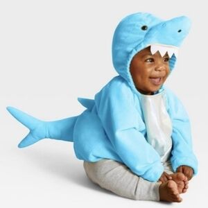 NWT Hyde & Eek! Shark Halloween Costume Pullover Top Size 0-6M Baby Infant New
